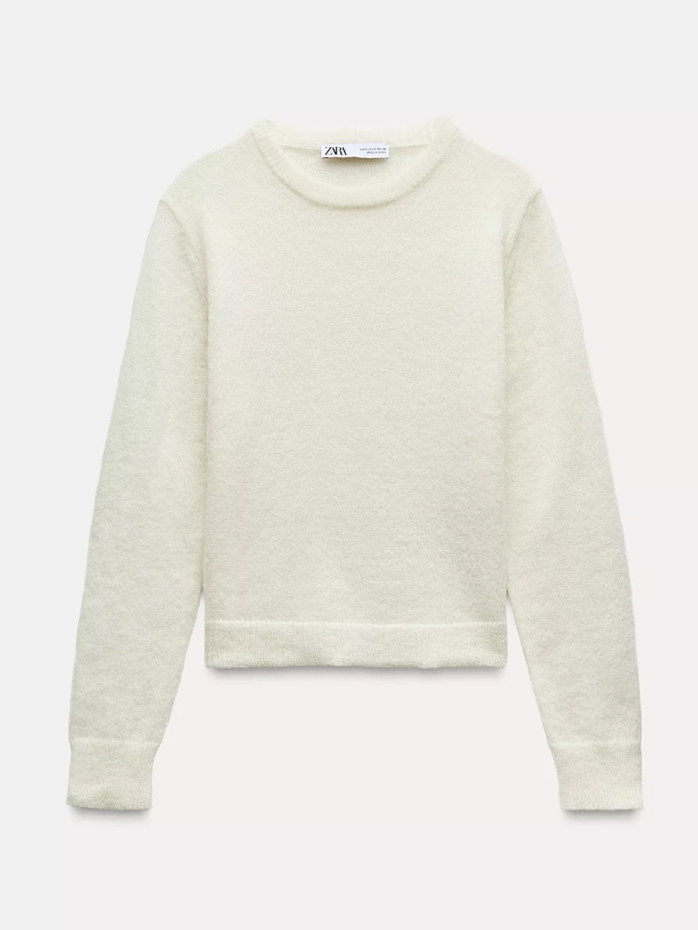 Zara Fine Knit Crop Sweater